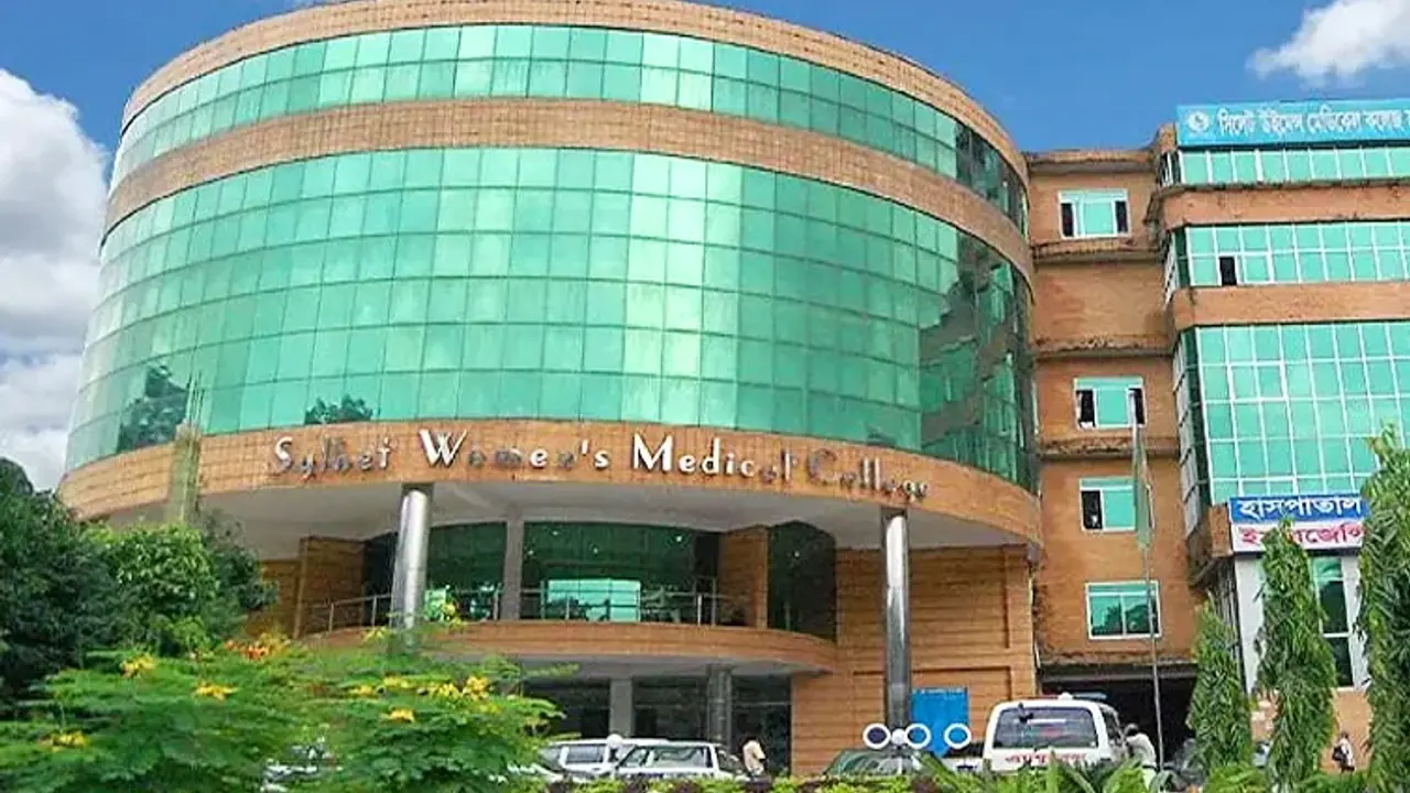 Sylhet Women's Medical College campus building in Sylhet