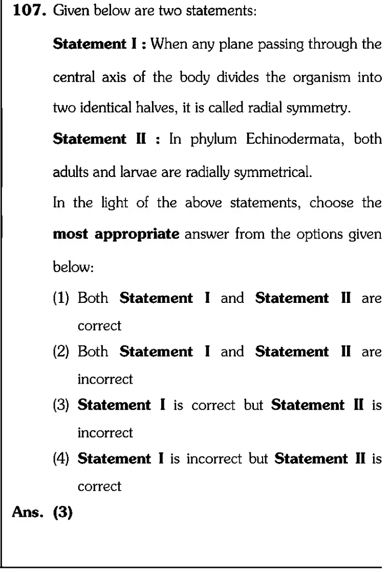 NEET 2026 Biology Question 107 source crop